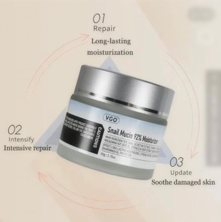 VGO Snail Mucin 92% Moisturizer Daily Face Gel Cream