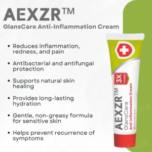 AEXZR™ GlansCare Anti-Inflammation Cream - Recommended by Medical Experts!