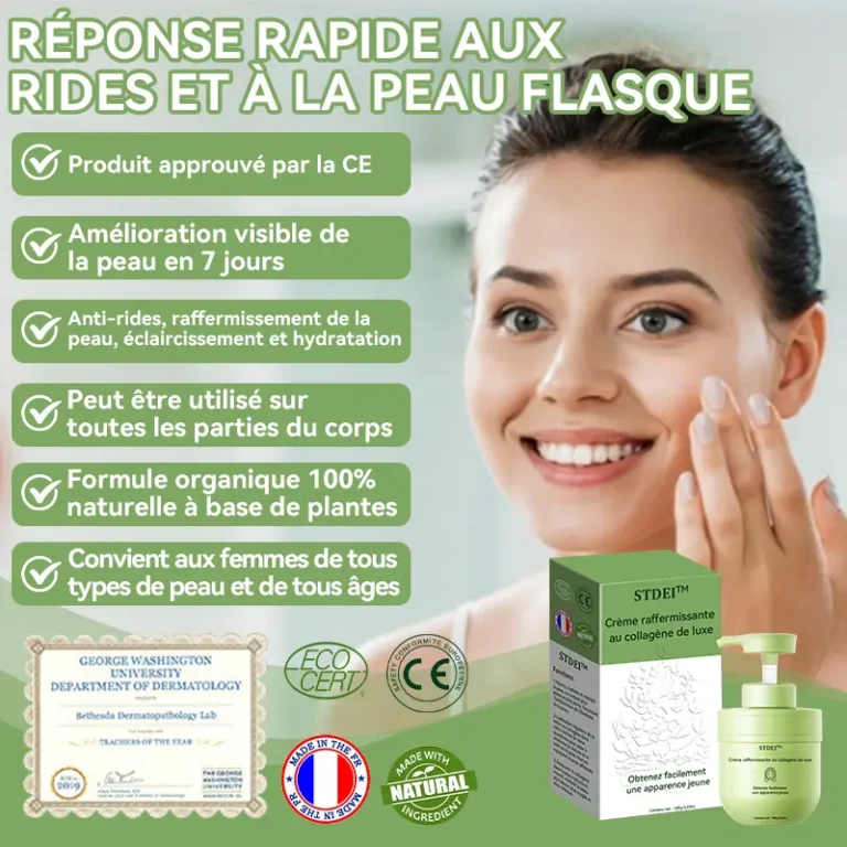 STDEI™ Crème Raffermissante au Collagène de Luxe