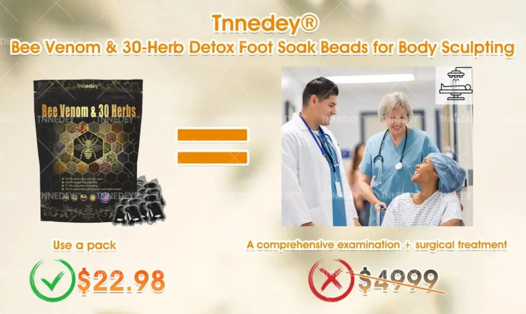 Tnnedey® Bee Venom & 30-Herb Detox Foot Soak Beads for Body Sculpting