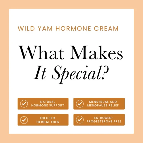 Holistic Health Wild Yam Hormone Cream - Image 5