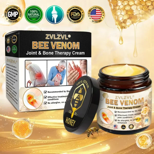 ZVLZVL™ Bee Venom Instant Pain Relief Arthritis Therapy Cream - Image 13