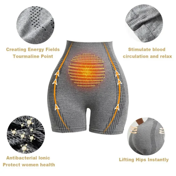 lon-Shaping Detox Shorts-Ice Silk & micro-vibration massage module - Image 8