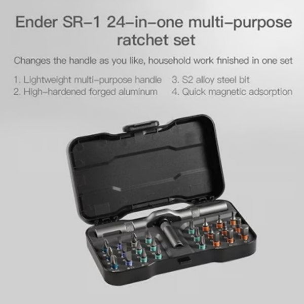 24 In 1 Ratchet Screwdriver Tool Kit