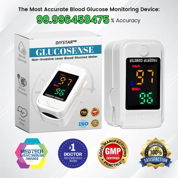 DIYSTAR™ GlucoSense Non-Invasive Laser Blood Glucose Meter - Image 3