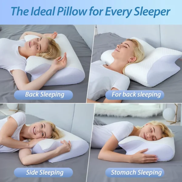 Premium Ergonomic Cervical Pillow with Memory Foam