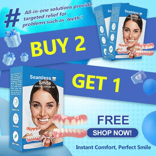 Seamless Smile Silicone Denture Kit