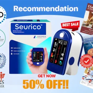 Seurico™ Next-Generation Intelligent Multifunctional Non-Invasive Laser Blood Glucose Meter 99.9% Accuracy