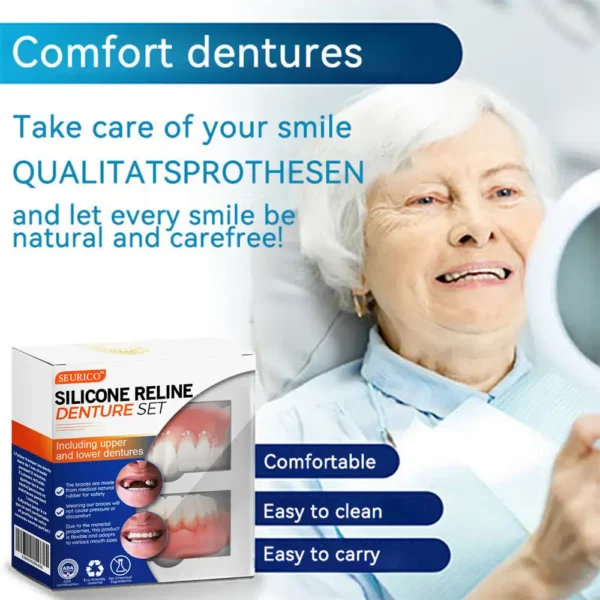 Winter Sale Seurico™ Silicone Reline Denture Set - Image 5