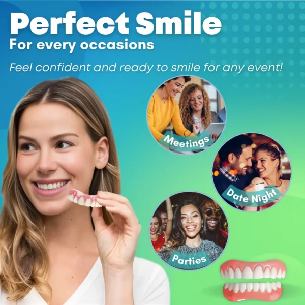 Winter Sale EzySmile™ SnapOn Silicone Veneers - Image 2