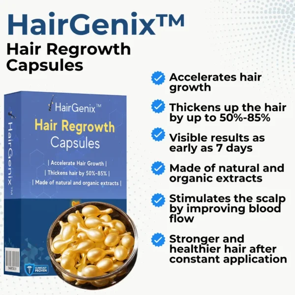 Winter Sale HairGenix™ Hair Regrowth Capsules - Image 2