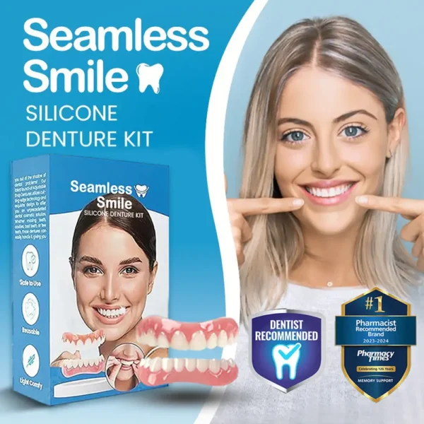 Winter Sale Seamless Smile Silicone Denture Kit - Image 2